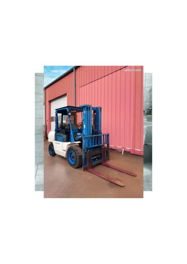 Nouveau chariot élévateur sur le site MG Traiteur de Mareuil-lès-Meaux